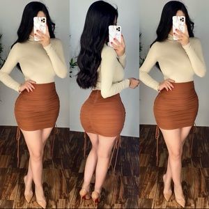 Brown skirt
